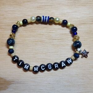 Tim McGraw- Taylor Swift Friendship Bracelet, Size 7.5"